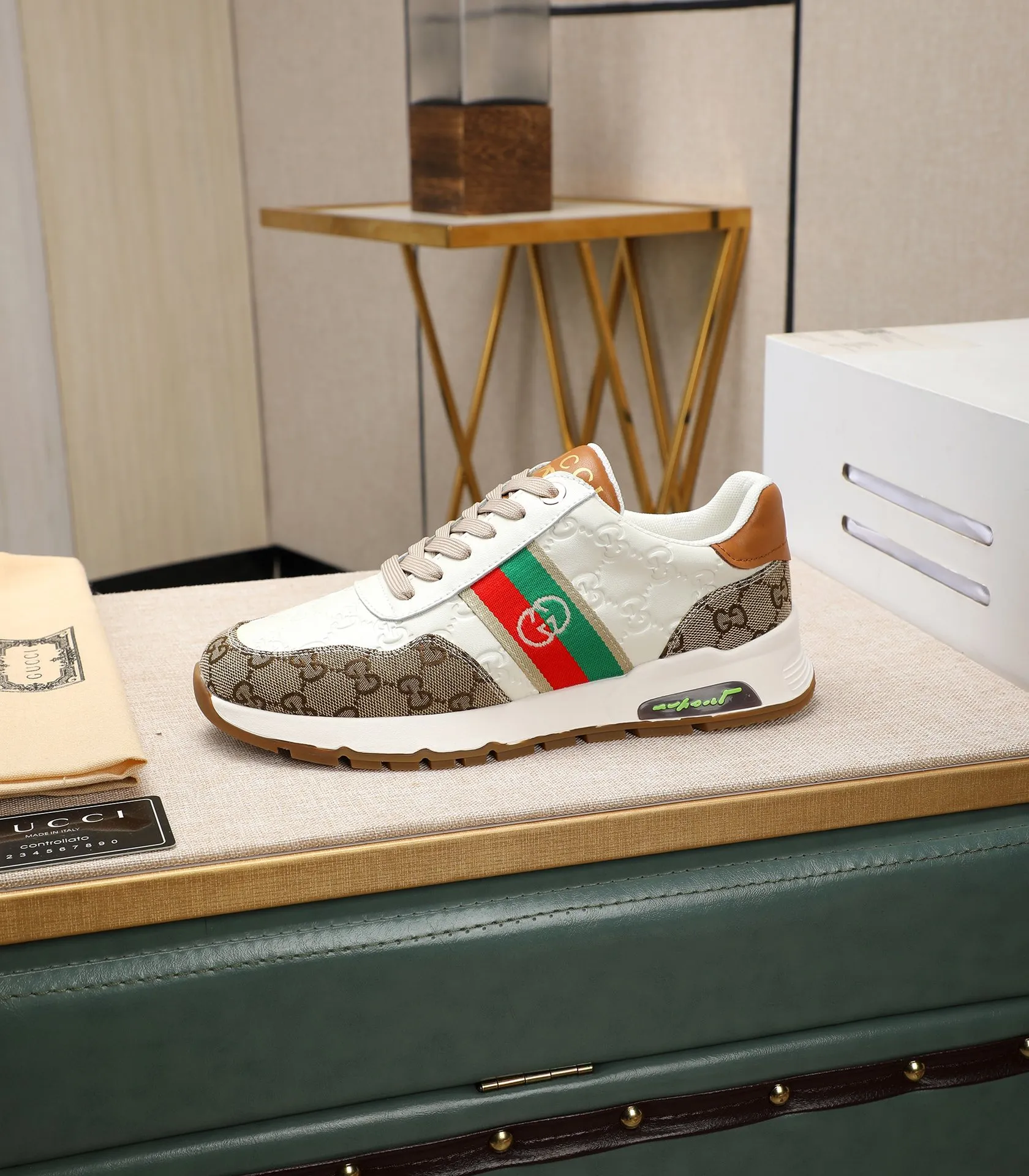 Men's men's shoes💰460 GUCCI🔍🔍2023 latest model On sale at the same time at the counter, original calfskin imported from Italy, genuine leather lining, (high-end, luxury, and class) exquisite workmanship, soles: original soles specially provided by the original factory, ⚠Exclusive double-layer movable molded soles are super comfortable⚠, real photos🎬The real ones are better🔍🔍"High quality·Follow the order" code number 38-44